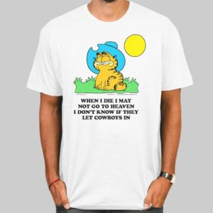 When I Die I May Not Go to Heaven Garfield Cowboy Shirt Cheap 4