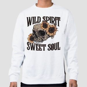 Wild Spirit Skull With Sunflower Shirt Cheap