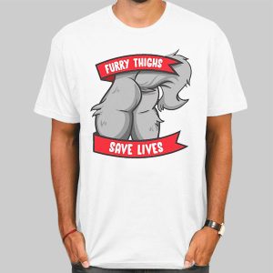 Wolf Furry Thighs Save Lives Proud Furry Pride Fandom T Shirt Cheap