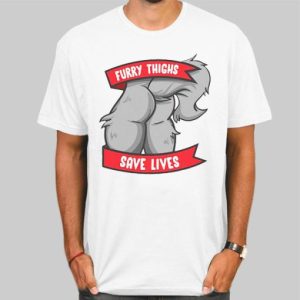 Wolf Furry Thighs Save Lives Proud Furry Pride Fandom T Shirt Cheap 4