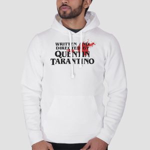 Written and Directed by Quentin Tarantino Bloodstained Shirt Cheap 3