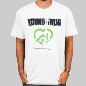 Young Thug Merch Stay Home Tour Shirt Cheap 4