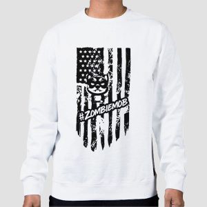 Zombiemob American Flag T-Shirt Cheap