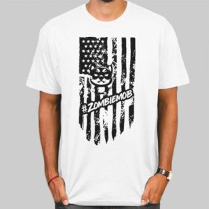 Zombiemob American Flag T Shirt Cheap 4