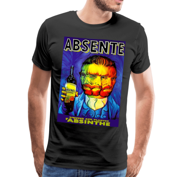 Absente, Vintage Absinthe Liquor Advertisement with Van Gogh T-Shirt