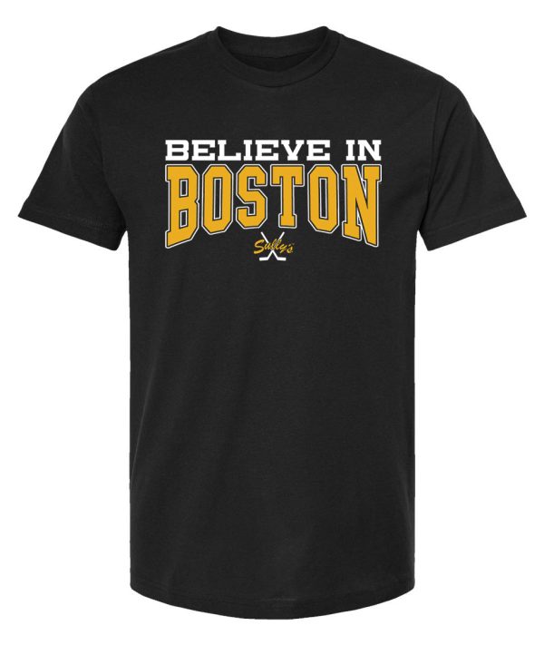 Believe in Boston – Black and Gold The Town T-Shirt