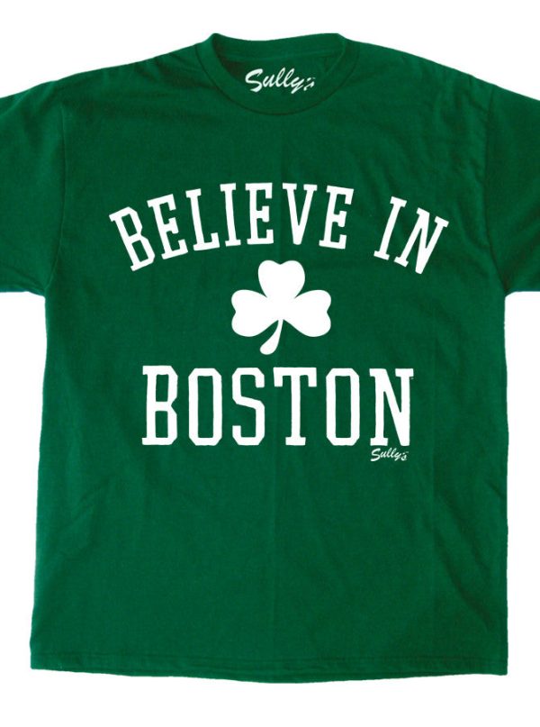 Believe in Boston – Classic Shamrock T-Shirt