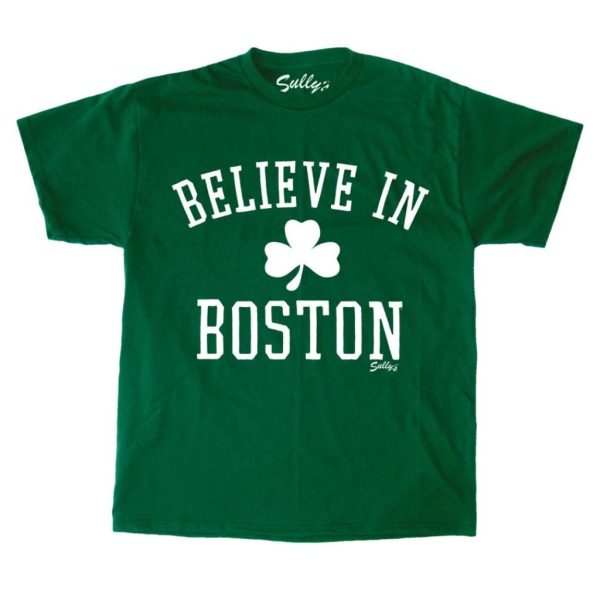 Believe in Boston – Classic Shamrock T-Shirt