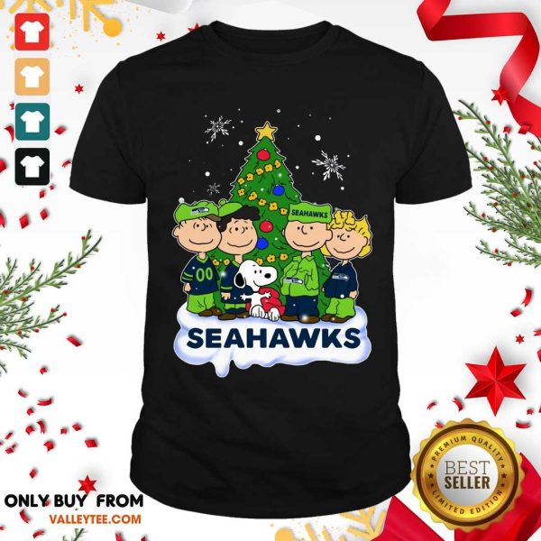 Cool Snoopy The Peanuts Seattle Seahawks Christmas Shirt