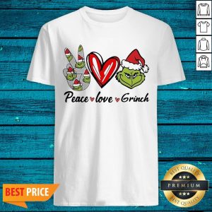 Funny Peace Love Grinch Santa Christmas 2020 Shirt