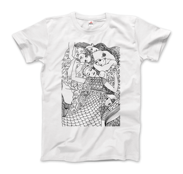 Gustav Klimt The Virgin (Maiden) 1913 Sketch T-Shirt