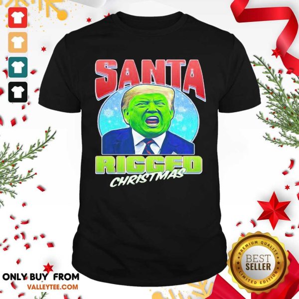 Happy Santa Ricced Christmas Donald Trump Election Shirt