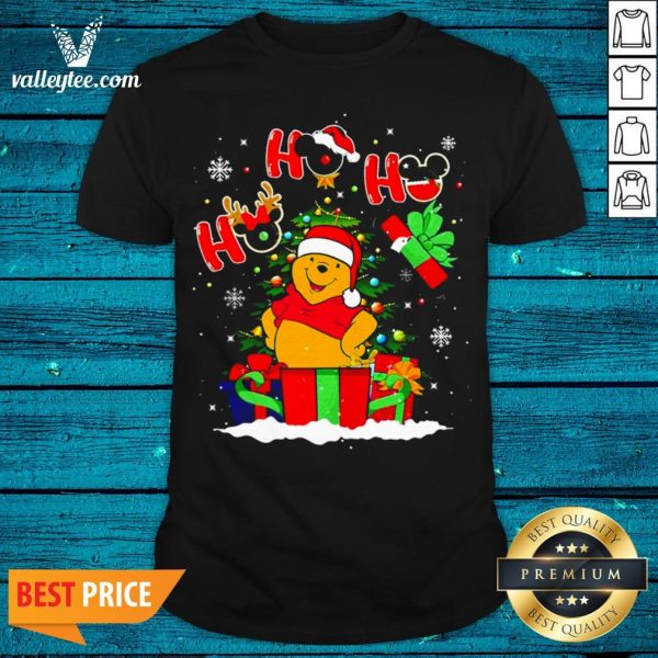 Ho Ho Ho Winnie The Pooh Christmas Shirt