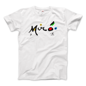 Joan Miro Colorful Signature Artwork T-Shirt