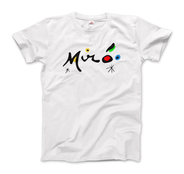 Joan Miro Colorful Signature Artwork T-Shirt