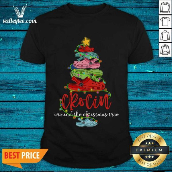 Lovely Sandals Crocin Around The Christmas Tree Shirt