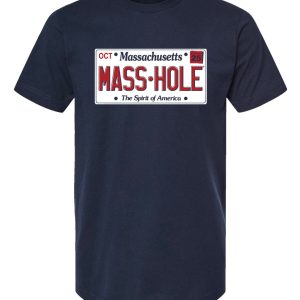 Masshole® – License Plate T-Shirt