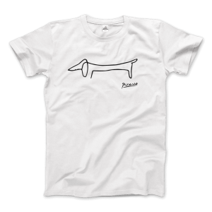 Pablo Picasso Dachshund Dog (Lump) Artwork T-Shirt