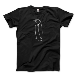 Pablo Picasso Penguin Line Artwork T-Shirt