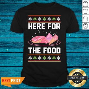 Premium Here Food Ugly Christmas Shirt