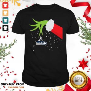 Sweet Grinch Hand Seattle Seahawks Merry Christmas Shirt