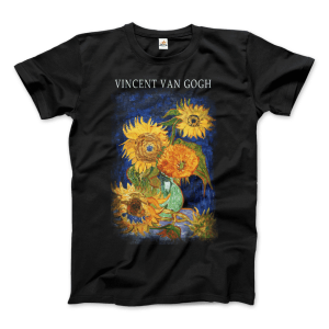 Van Gogh Five Sunflowers 1888, Artwork T-Shirt