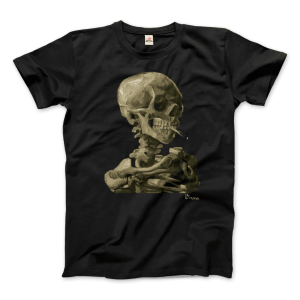 Van Gogh Skull of a Skeleton with Burning Cigarette 1886 T-Shirt