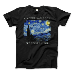 Van Gogh – The Starry Night, 1889 Artwork T-Shirt