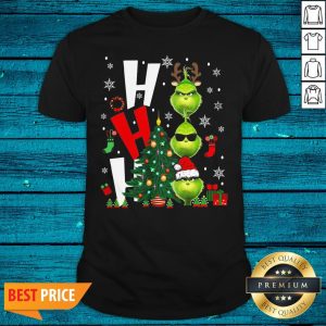 Wicked Santa Grinch Ho Ho Ho Christmas Shirt