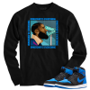 Jordan 1 Royal Suede Ownership black long sleeve tee