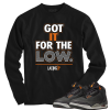Jordan 3 Fear for the low black long sleeve tee