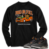 Jordan 3 fear paid in full black long sleeve tee