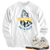 Jordan 5 A ma ma maniere prayed up white long sleeve tee