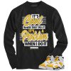 Jordan 6 Yellow Ochre problem black long sleeve tee