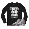 Jordan 9 Cool Grey nobody black long sleeve tee