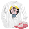 Killa cam white long sleeve tee
