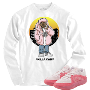 Killa cam white long sleeve tee