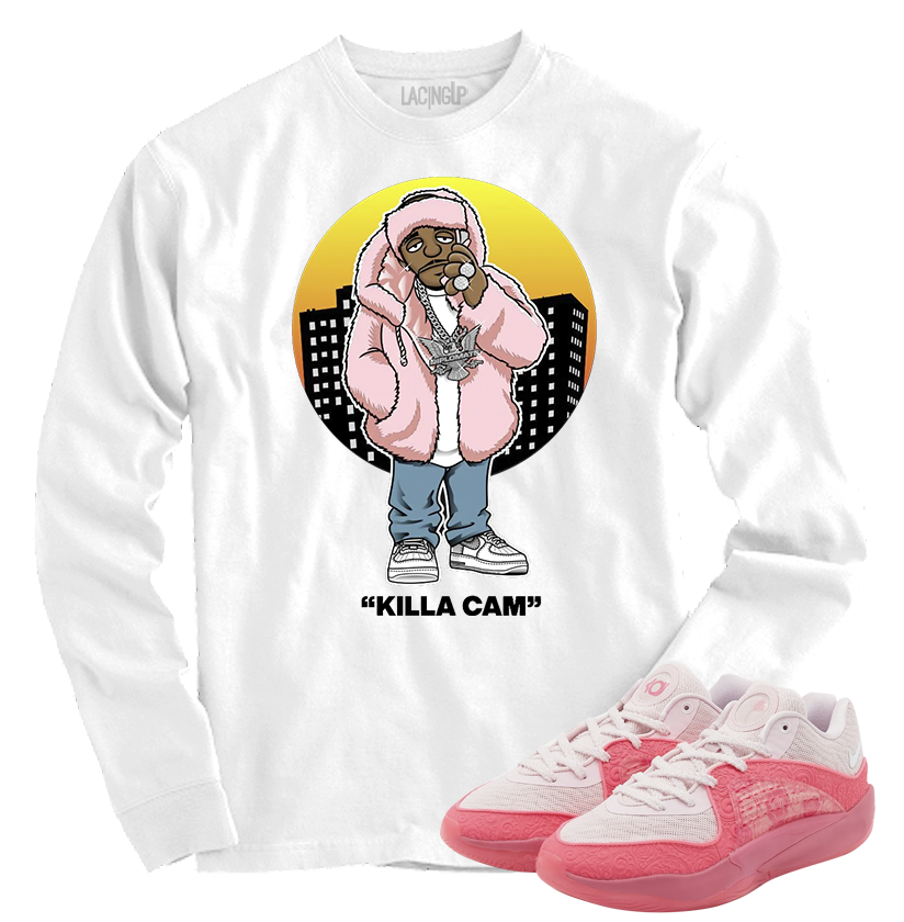 Killa cam white long sleeve tee Killa cam white long sleeve tee