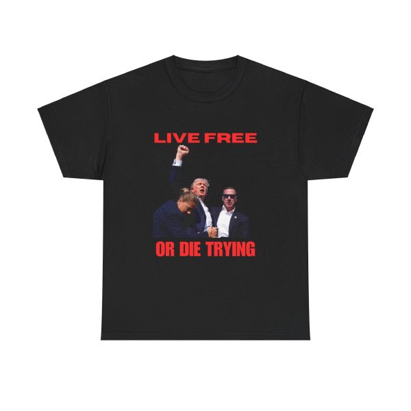 ‘Trump Rally Live Free or Die Trying’ T-Shirt