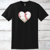 Baseball Heart T-Shirt