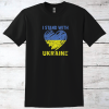 I Stand with Ukraine Heart T-Shirt