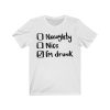 Naughty Nice I’m Drunk Christmas T-Shirt