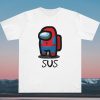 Among Us Red Is Sus Spider-Man T-shirt