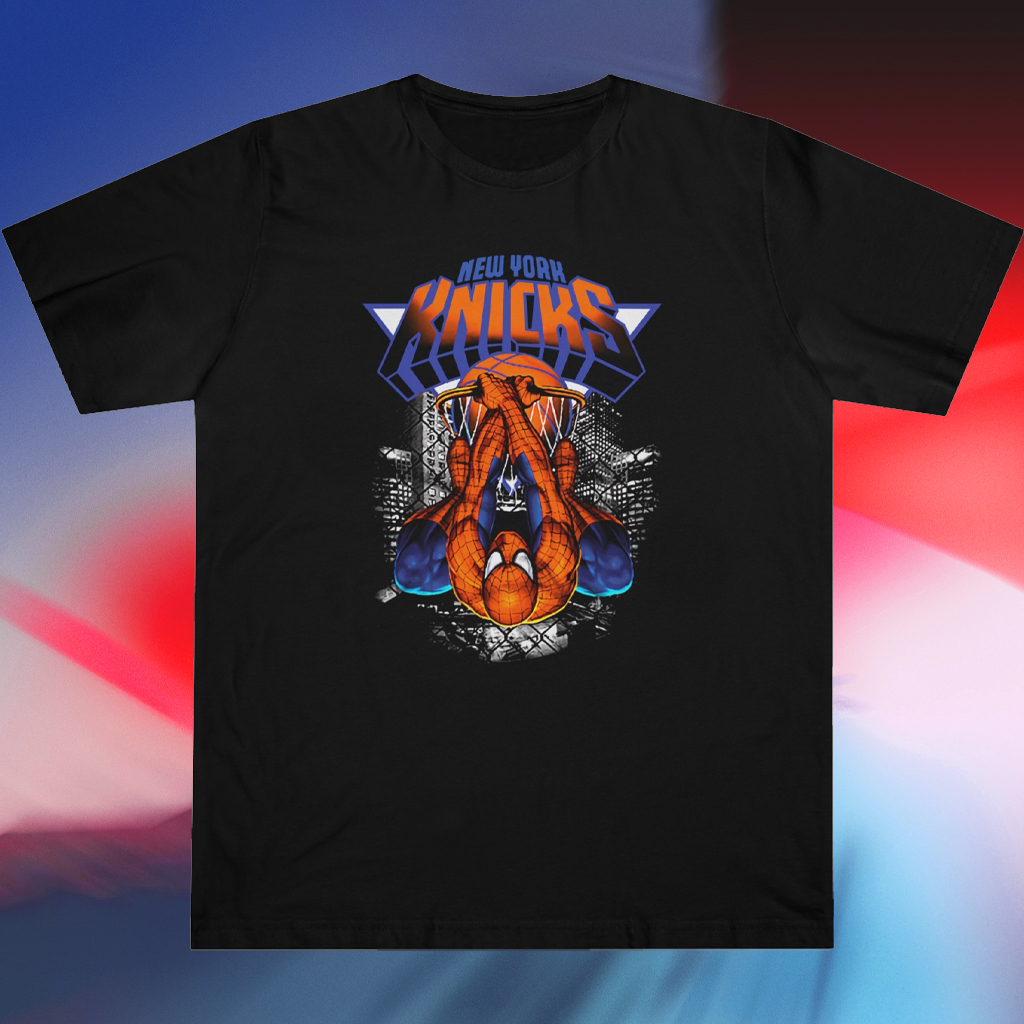 New York Knicks Spider-Man T-shirt New York Knicks Spider-Man T-shirt