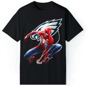 Philadelphia Eagles Spiderman Logo T-shirt