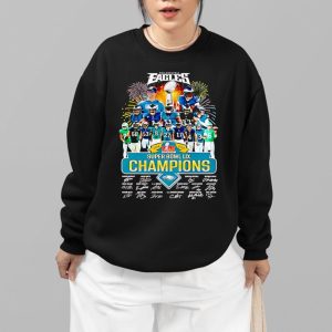 2024 2025 Super Bowl LIX Champions Eagles Shirt 4