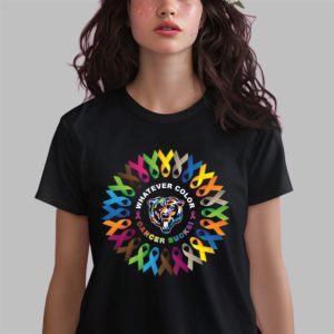 2025 Bears Whatever Color Cancer Sucks Shirt