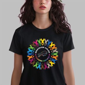 2025 Bills Whatever Color Cancer Sucks Shirt