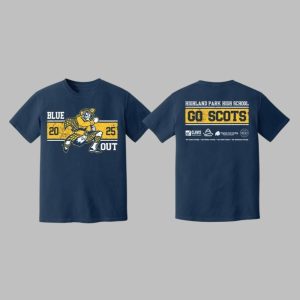 2025 Blue Out Highland Park High School Go Scots Shirt