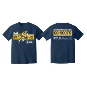 2025 Blue Out Highland Park High School Go Scots Shirt
